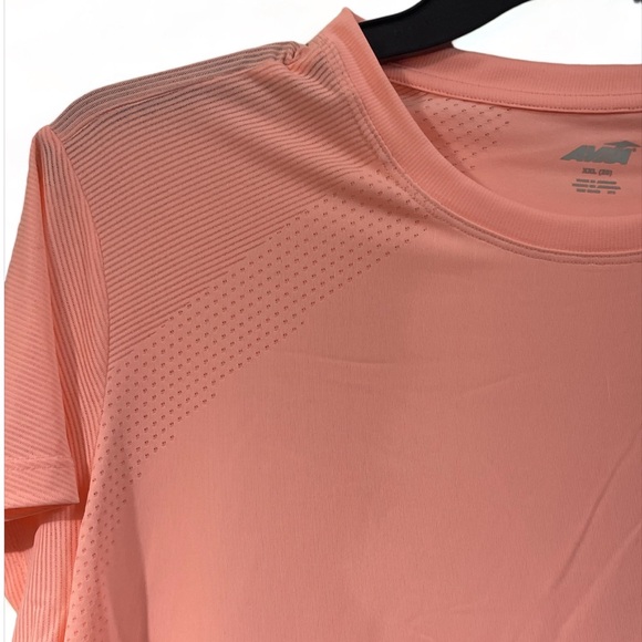 Avia Women’s and Women's Plus Perforated Performance T-Shirt with Short Sleeves - Picture 7 of 16